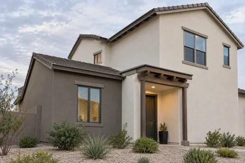 Illustrative Arizona b4 two story offset wing; not a specific community or available property. Not a depiction of Toll Brothers at Adero Canyon or an available home.