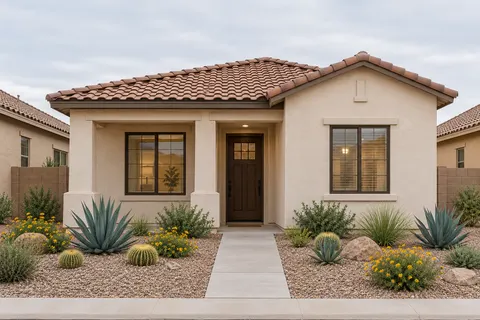 Illustrative Arizona single story front elevation tile; not a specific community or available property. Not a depiction of Granview at Somerset or an available home.