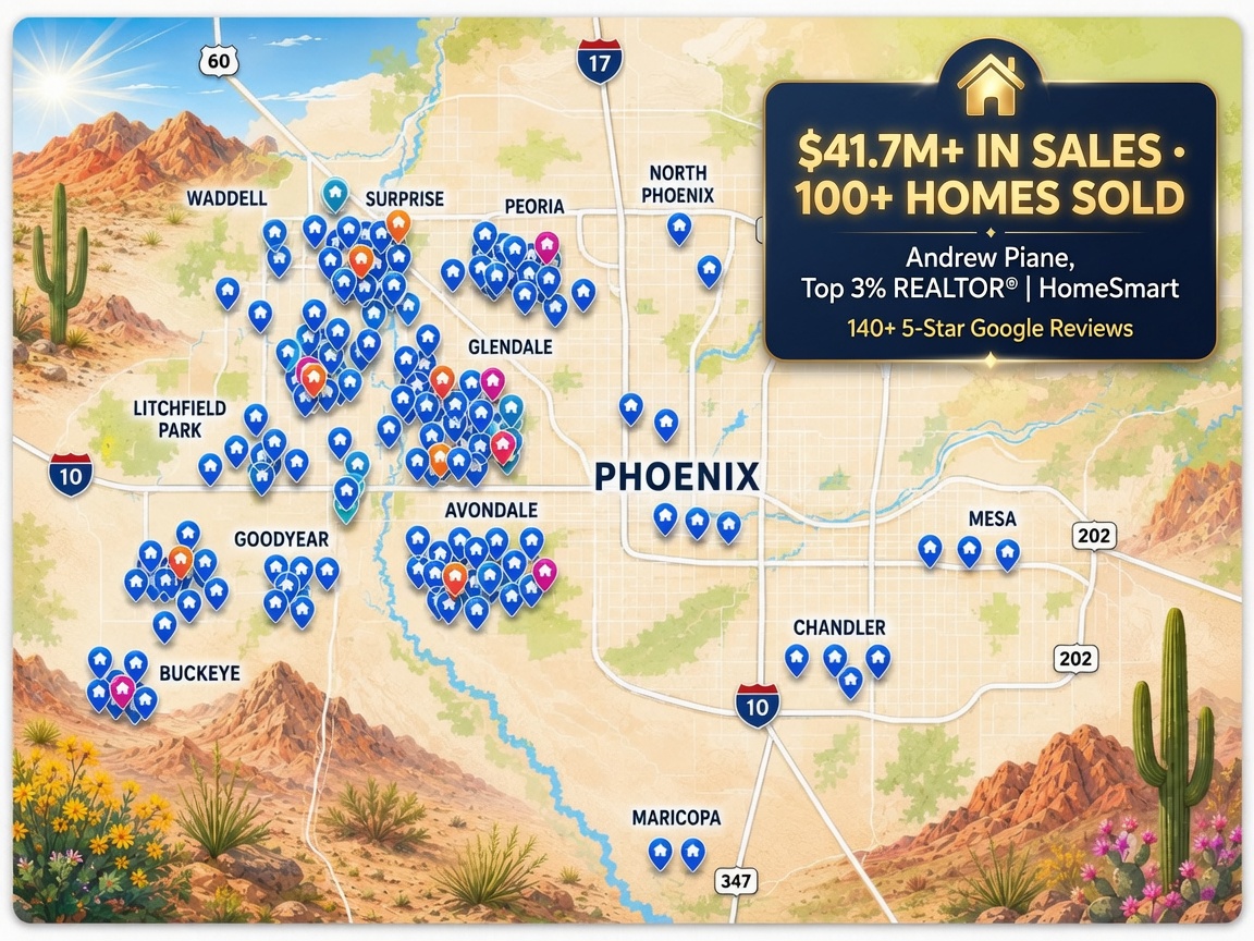 Andrew Piane Realtor Sold Homes Map